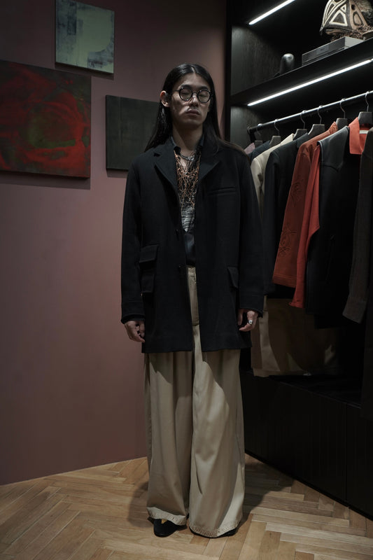 Taiga Takahashi ATELIER COAT (BLACK)