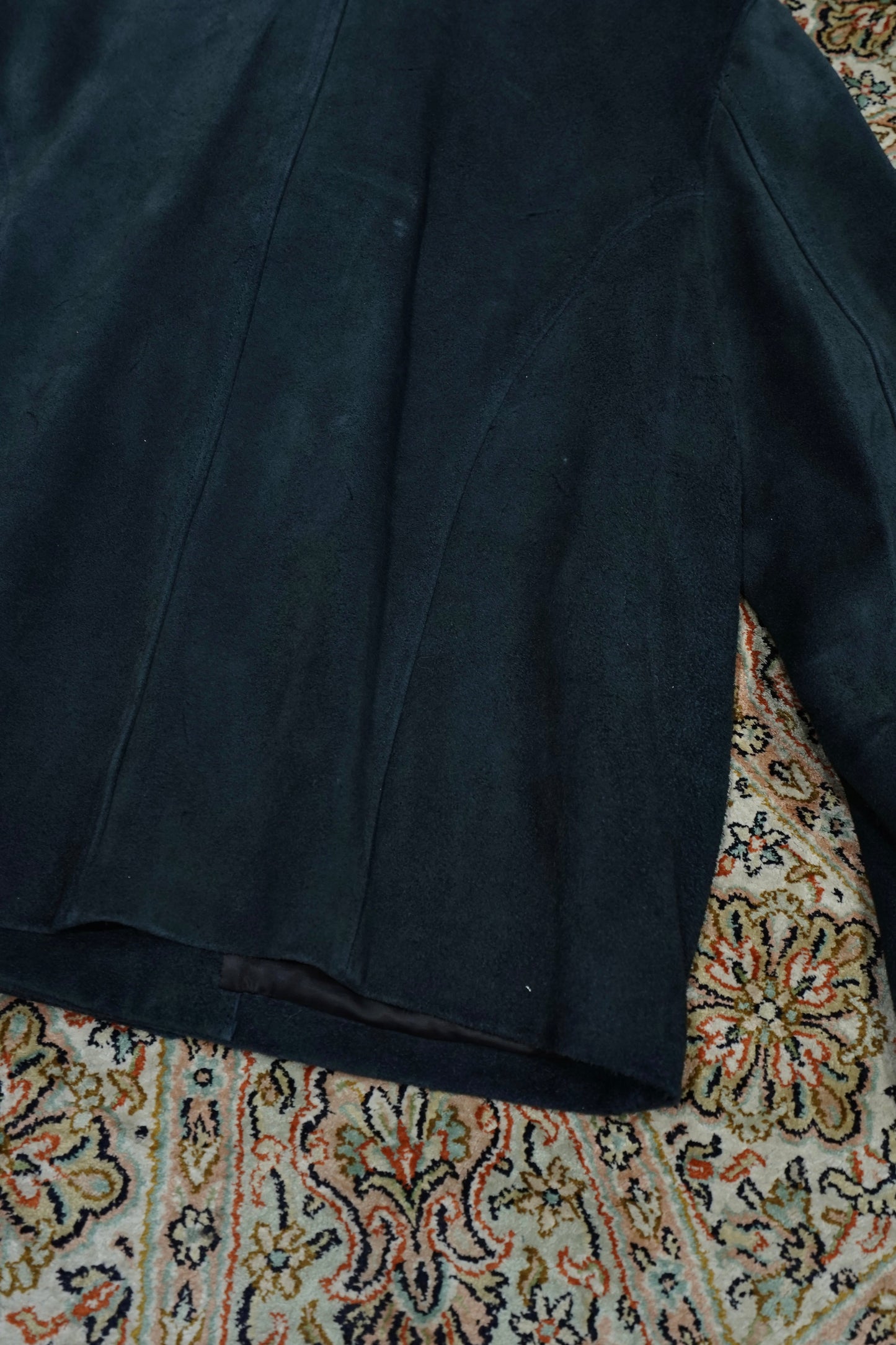 SUGARHILL SUEDE LEATHER BLOUSON (DARK NAVY)