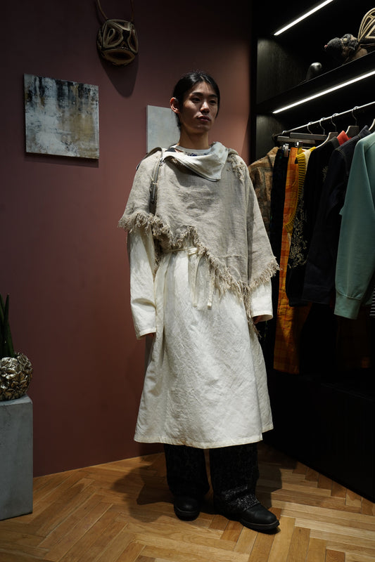 Fujimoto Faded Anorak Coat (Natural)