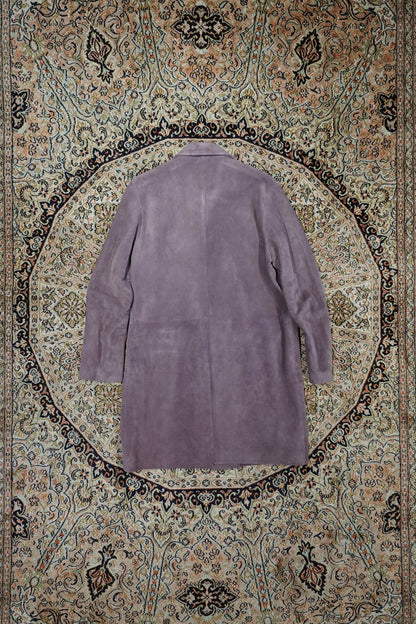 SUGARHILL SUEDE LEATHER COAT (PURPLE)