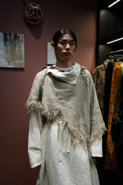 Fujimoto Faded Anorak Coat (Natural)