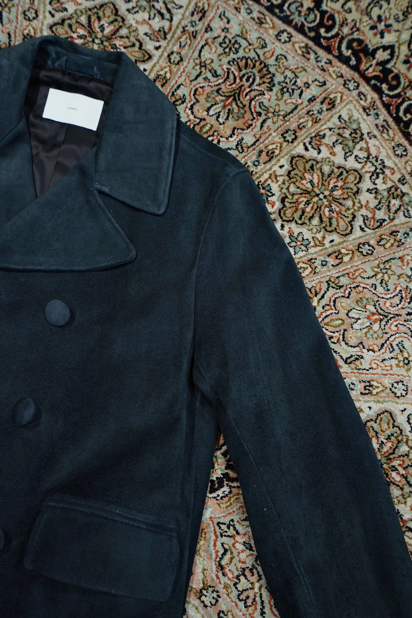 SUGARHILL SUEDE LEATHER BLOUSON (DARK NAVY)