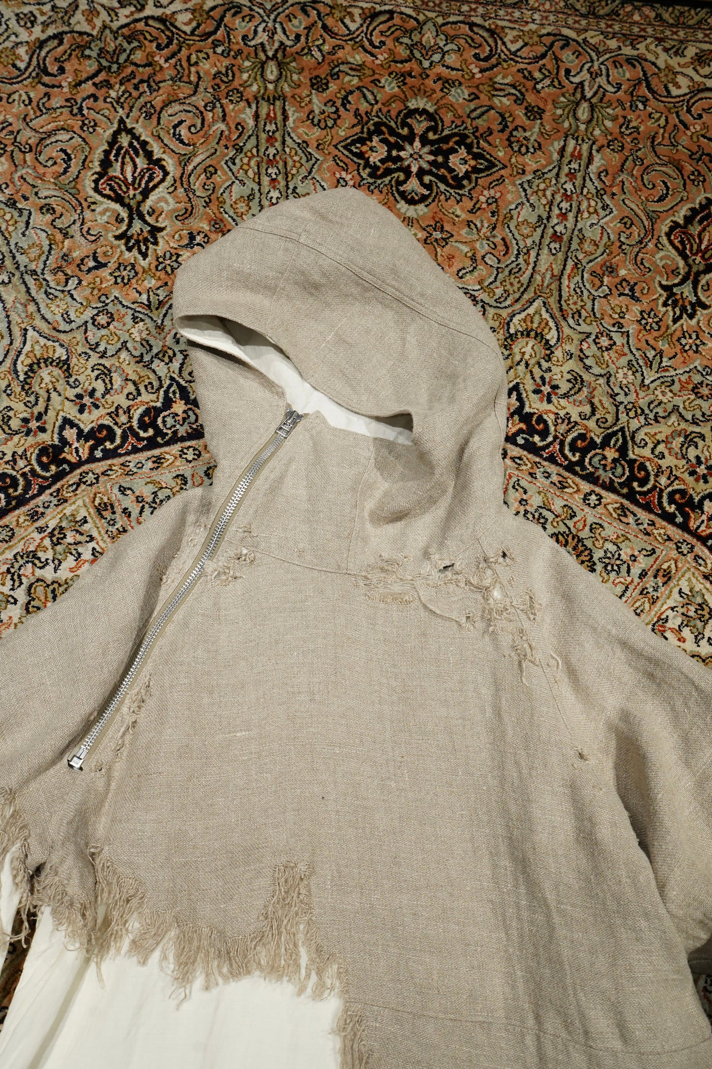 Fujimoto Faded Anorak Coat (Natural)