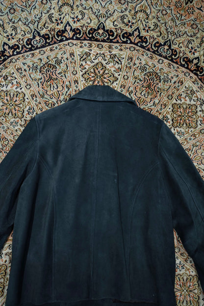 SUGARHILL SUEDE LEATHER BLOUSON (DARK NAVY)