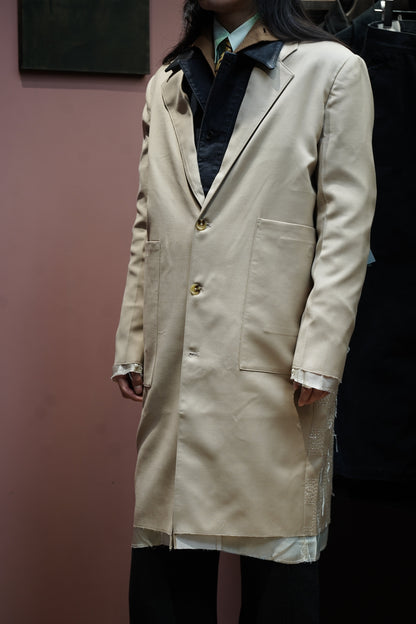 Glass Cypress Khaki Coat with Extended Lining (Khaki)