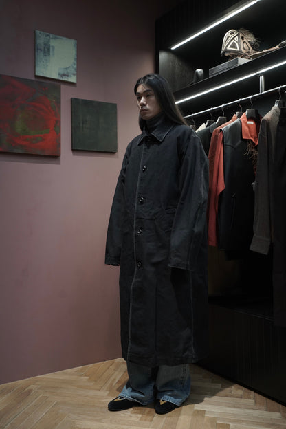 Fujimoto Lined Single Coat (BLACK)