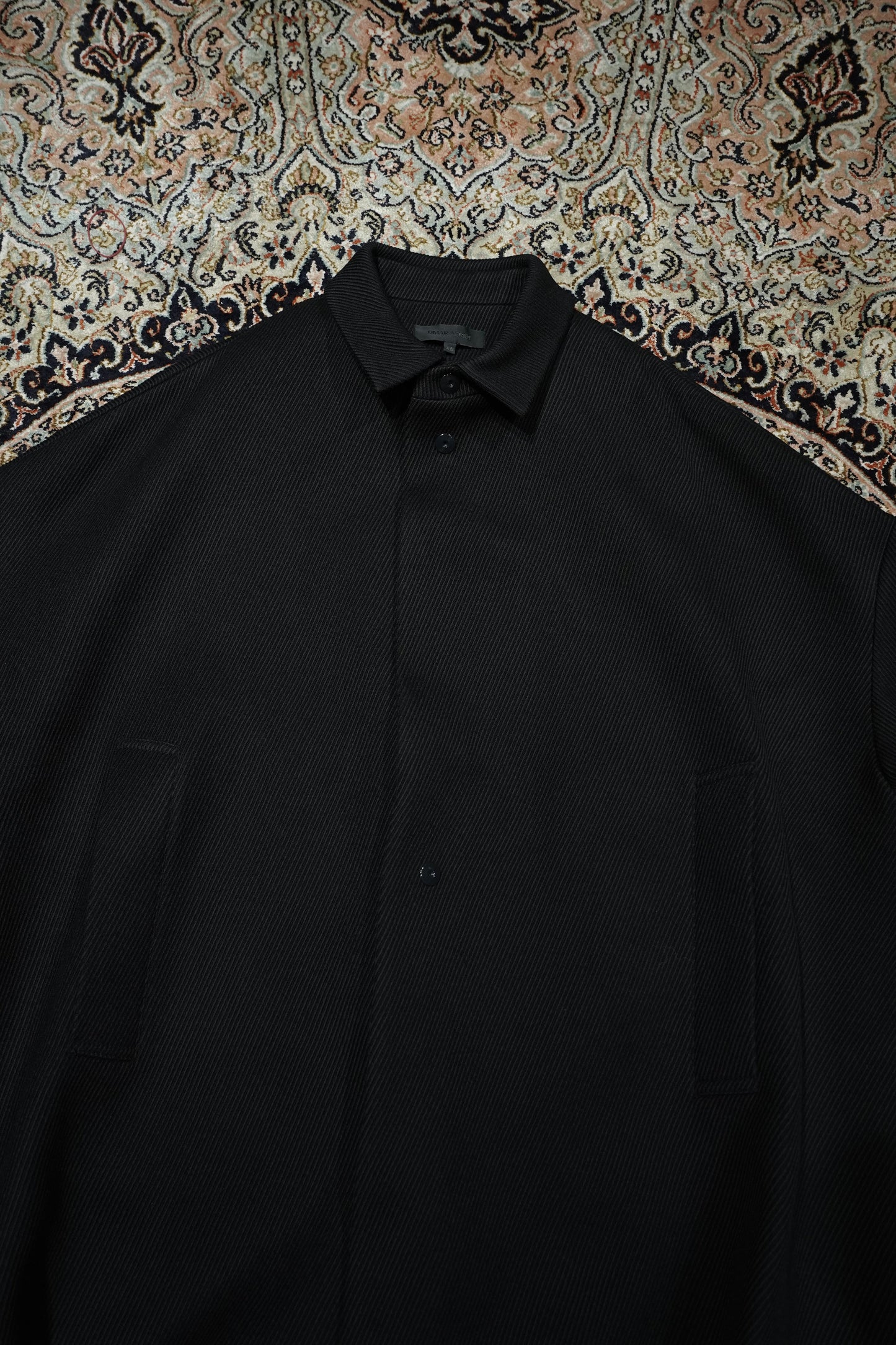 Omar Afridi BALOONED COCOON COAT (BLACK)