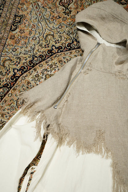 Fujimoto Faded Anorak Coat (Natural)