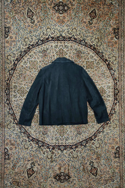 SUGARHILL SUEDE LEATHER BLOUSON (DARK NAVY)