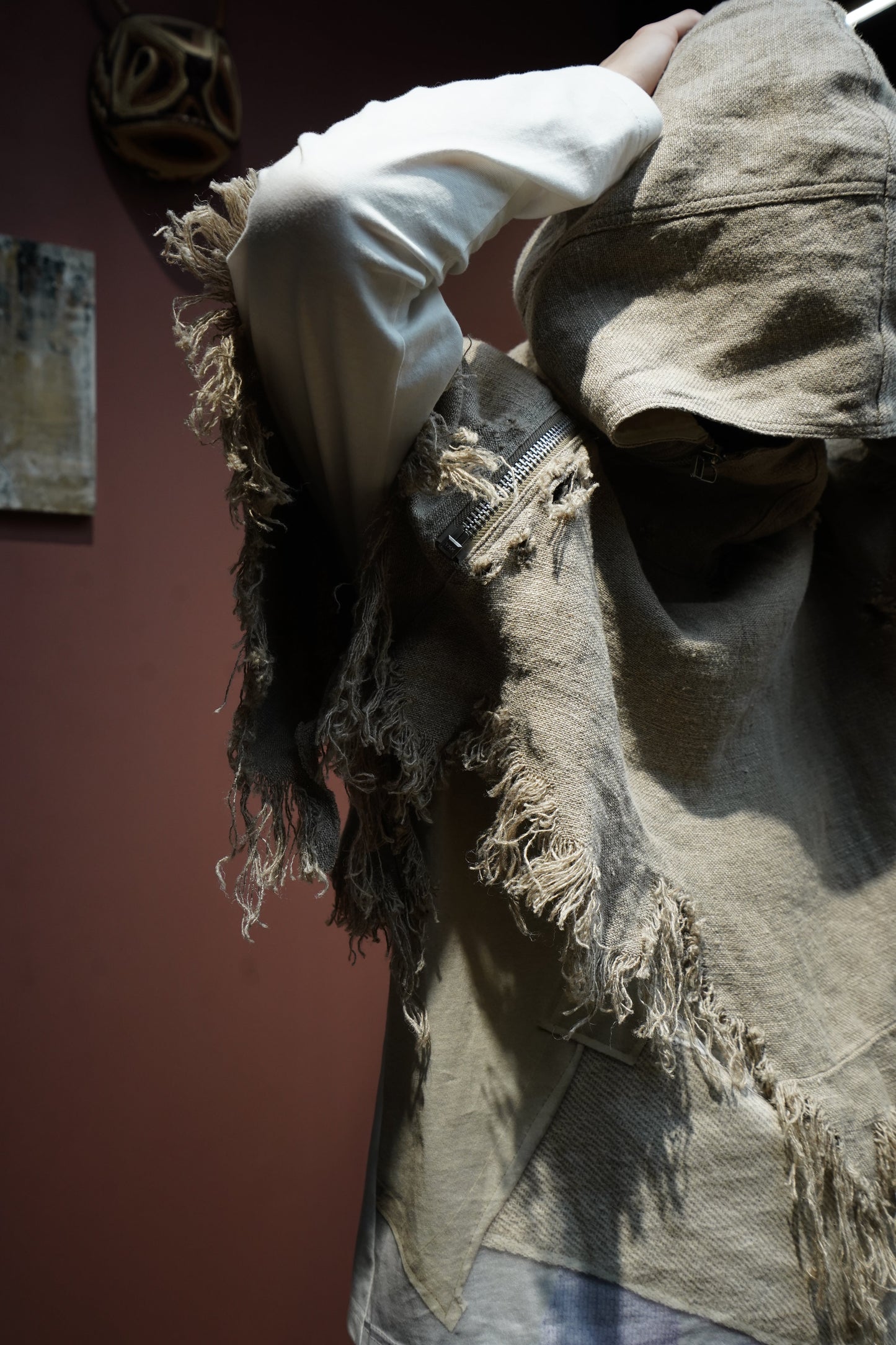 Fujimoto Faded Anorak Coat (Natural)