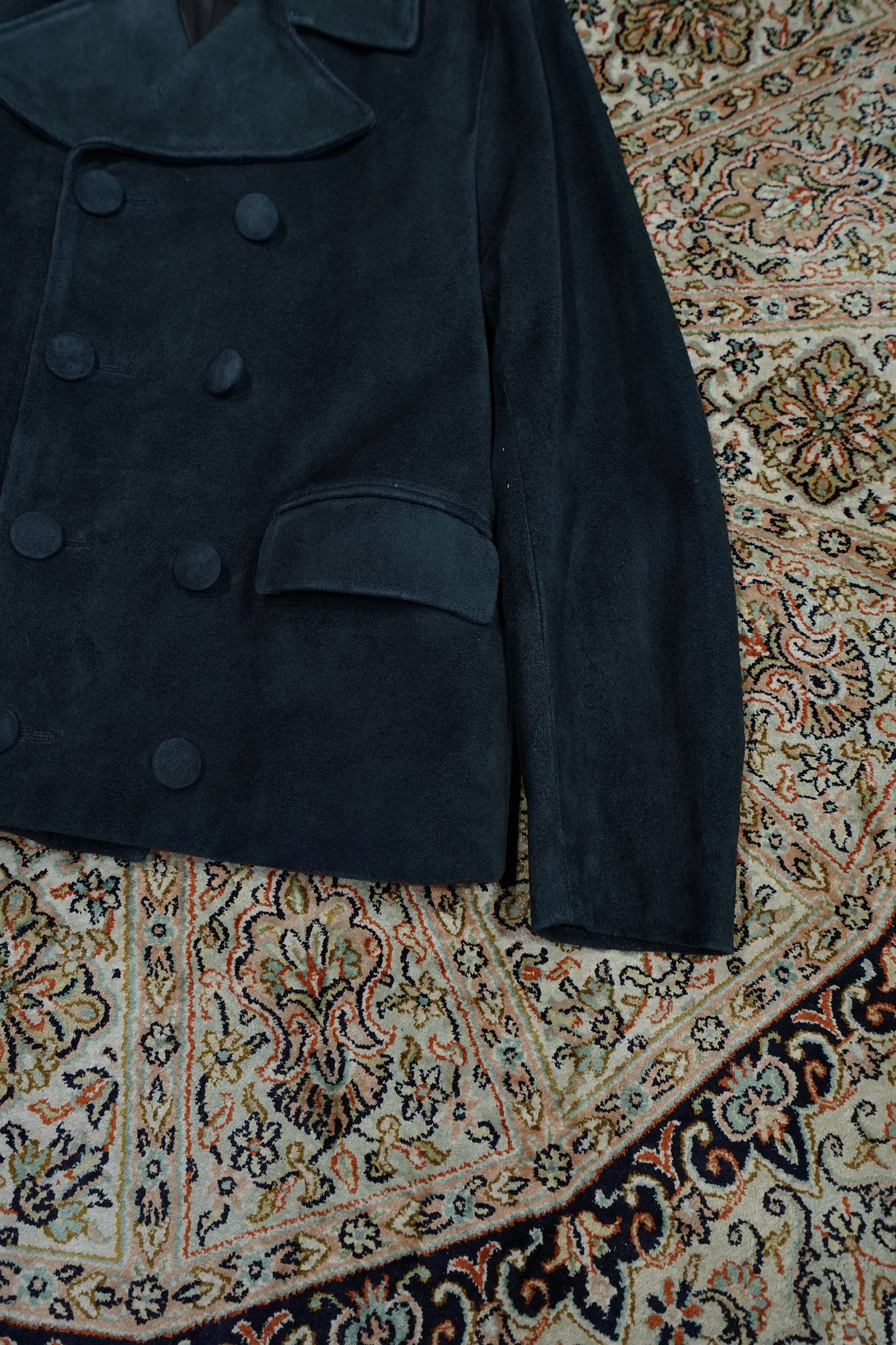 SUGARHILL SUEDE LEATHER BLOUSON (DARK NAVY)