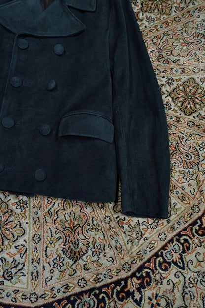 SUGARHILL SUEDE LEATHER BLOUSON (DARK NAVY)