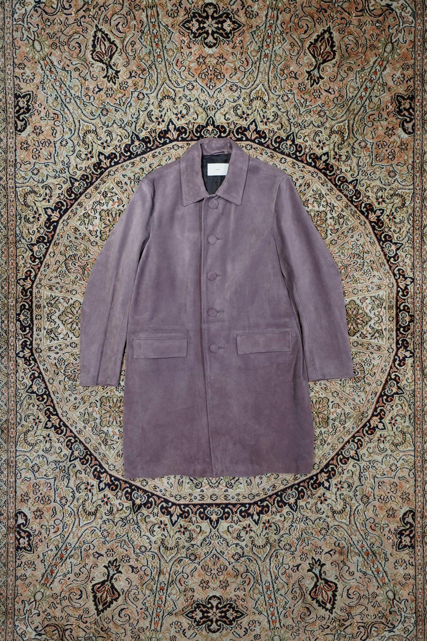 SUGARHILL SUEDE LEATHER COAT (PURPLE)