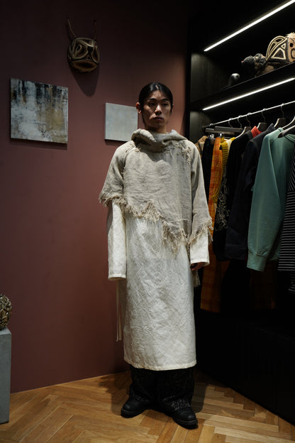 Fujimoto Faded Anorak Coat (Natural)