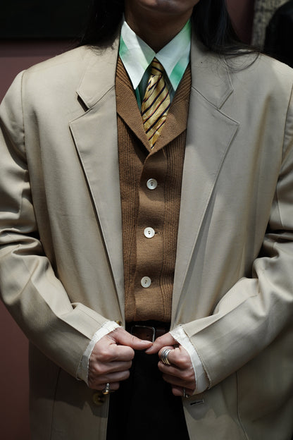 Glass Cypress Khaki Coat with Extended Lining (Khaki)