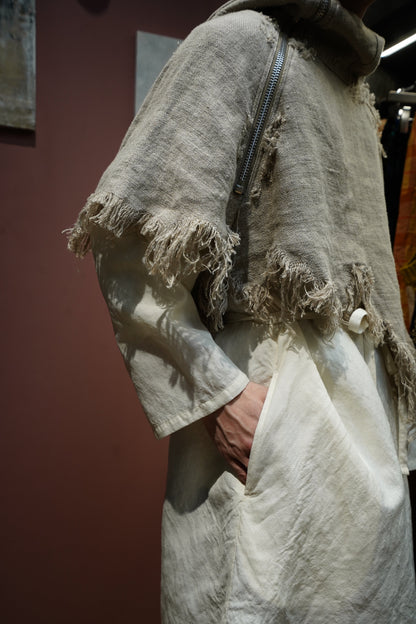 Fujimoto Faded Anorak Coat (Natural)