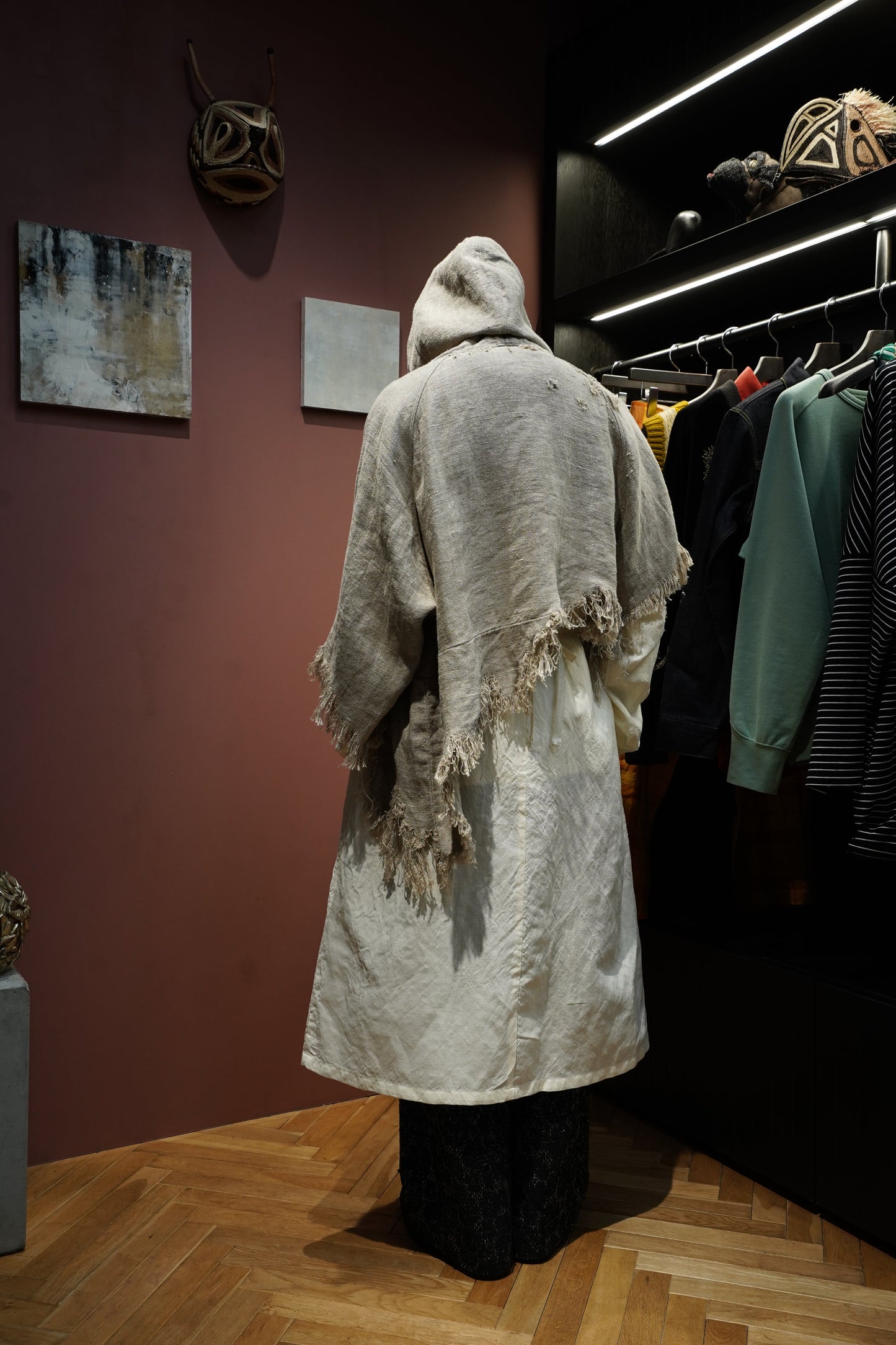 Fujimoto Faded Anorak Coat (Natural)