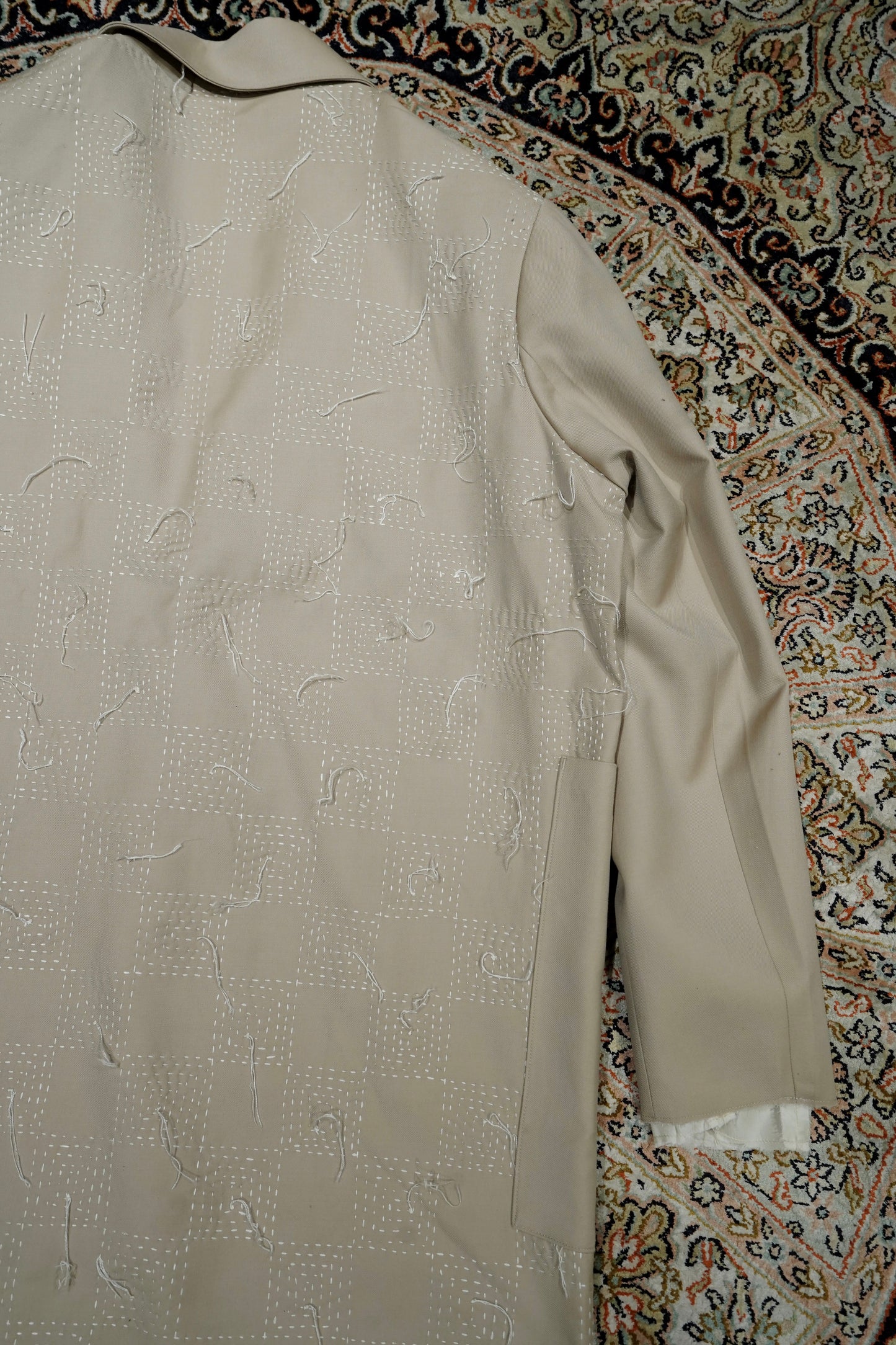 Glass Cypress Khaki Coat with Extended Lining (Khaki)