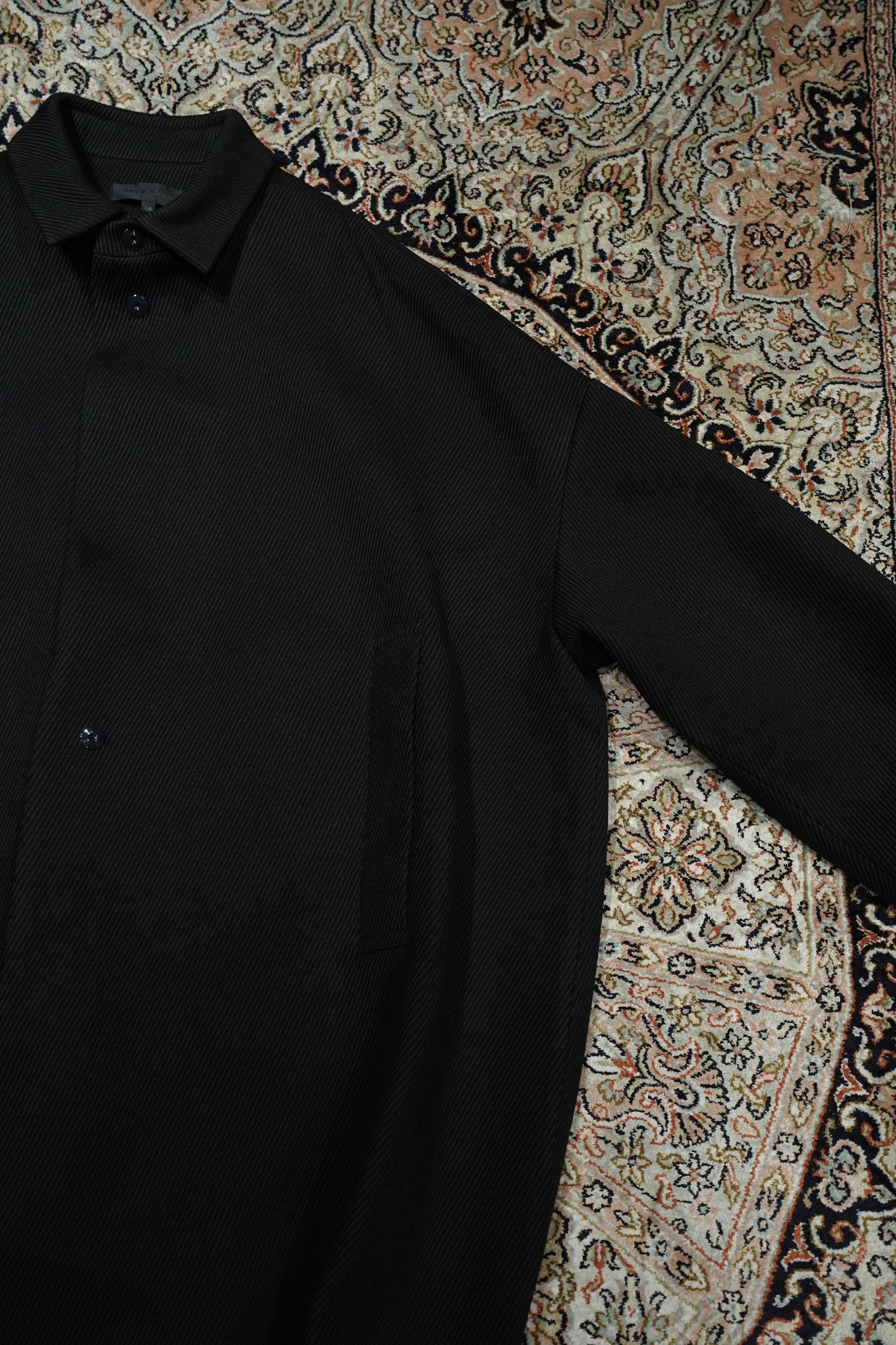 Omar Afridi BALOONED COCOON COAT (BLACK)