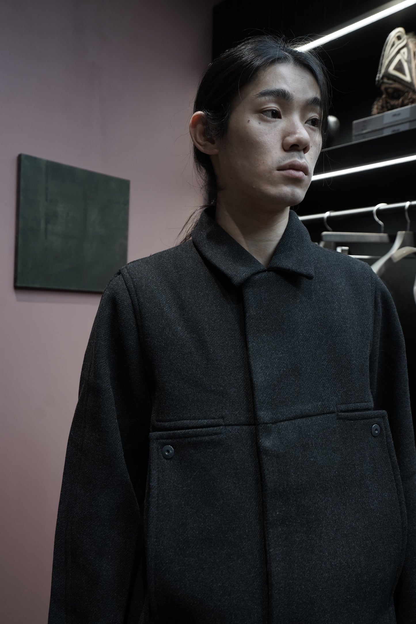 Omar Afridi NOVA OVERCOAT (CHARCOAL GREY)