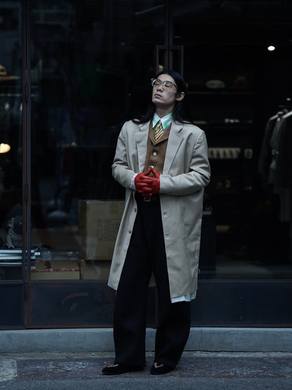 Glass Cypress Khaki Coat with Extended Lining (Khaki)