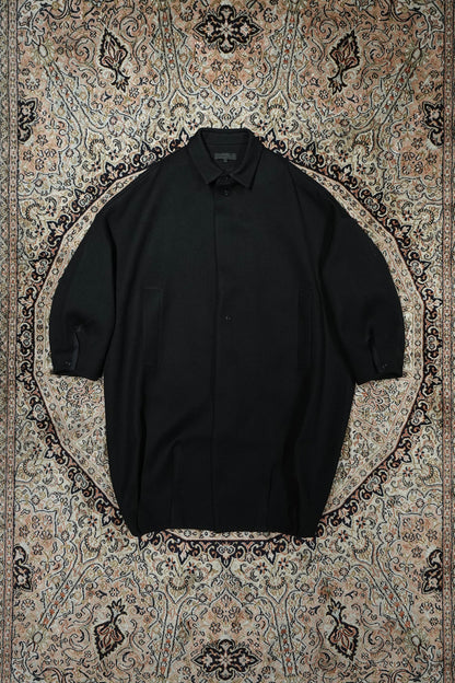 Omar Afridi BALOONED COCOON COAT (BLACK)