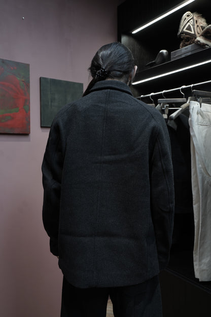 Omar Afridi NOVA OVERCOAT (CHARCOAL GREY)