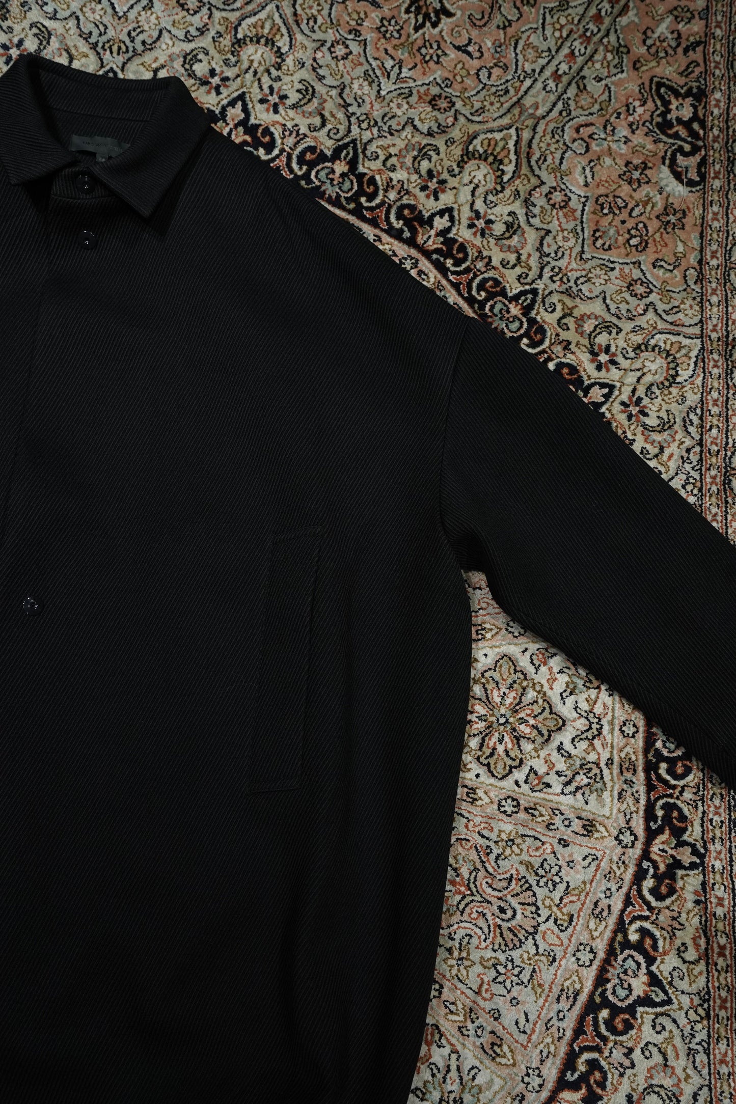 Omar Afridi BALOONED COCOON COAT (BLACK)