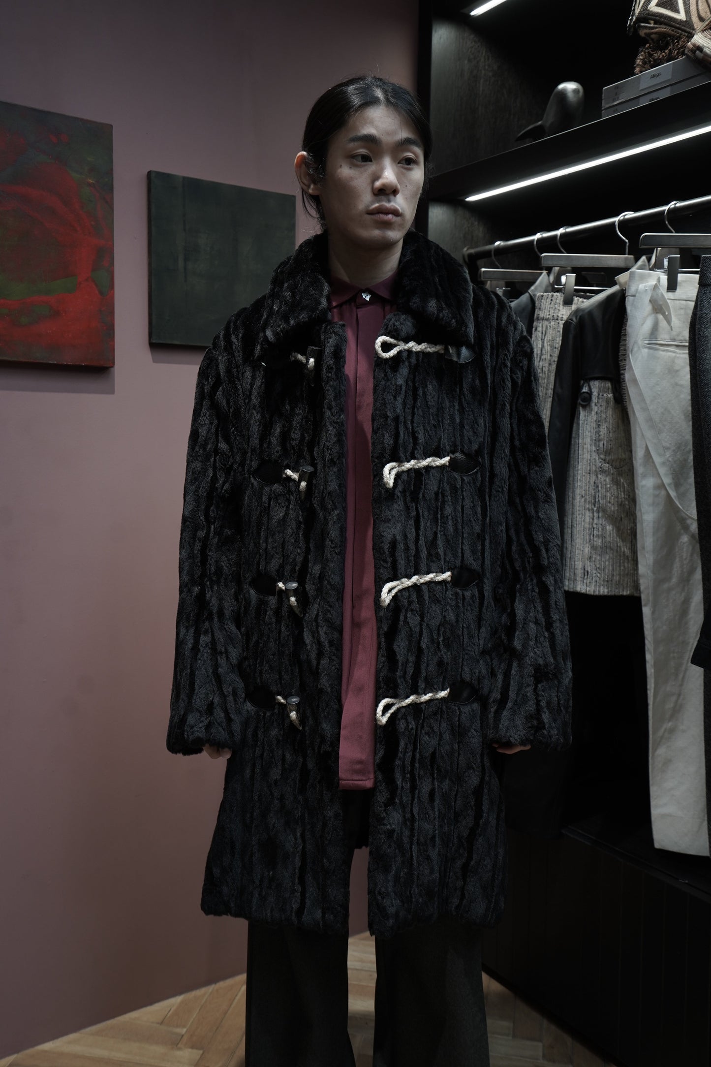 SUGARHILL FUR COAT (BLACK)