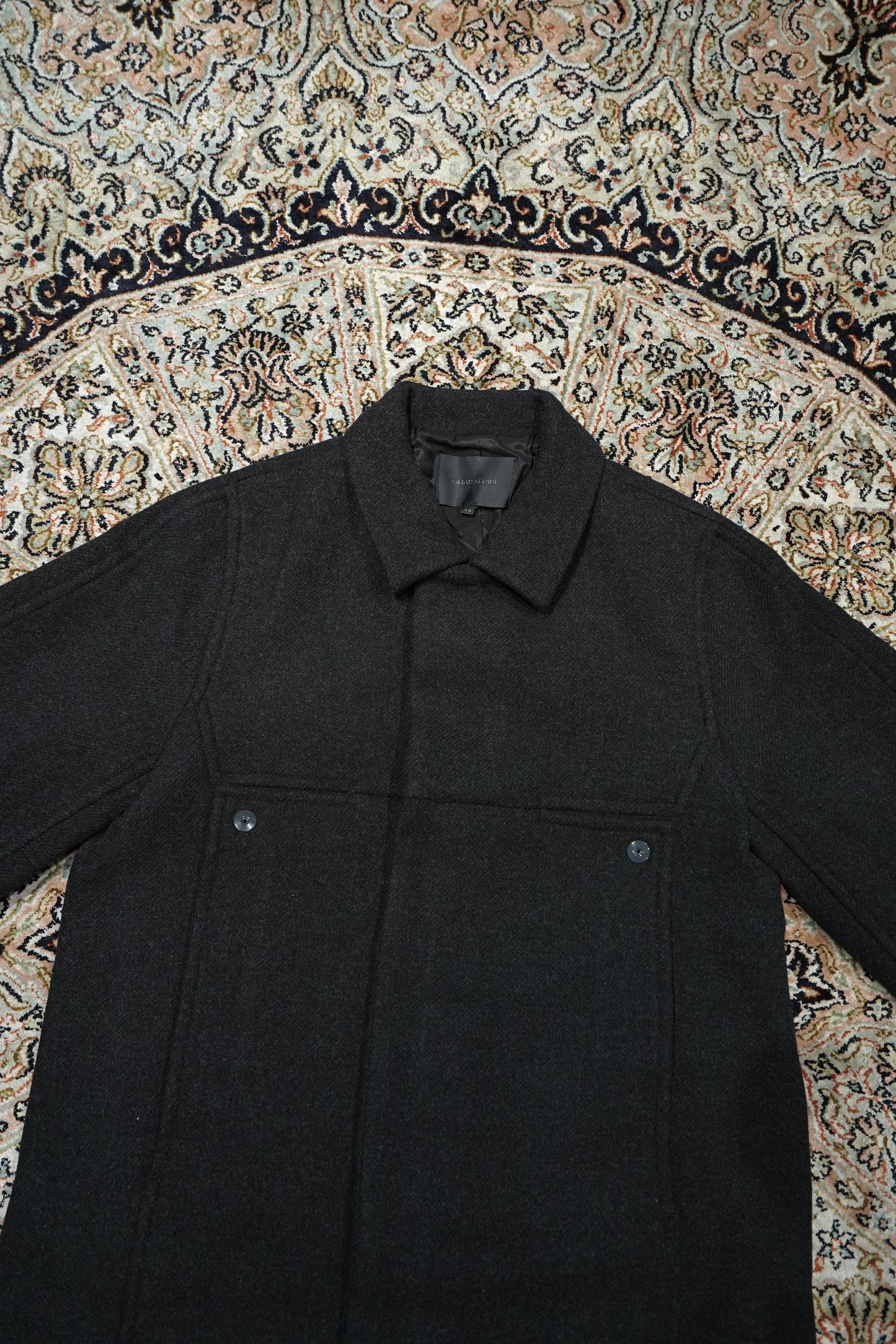 Omar Afridi NOVA OVERCOAT (CHARCOAL GREY)