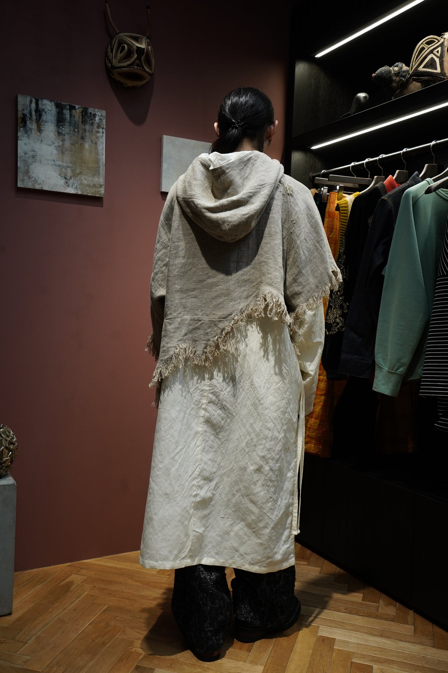 Fujimoto Faded Anorak Coat (Natural)