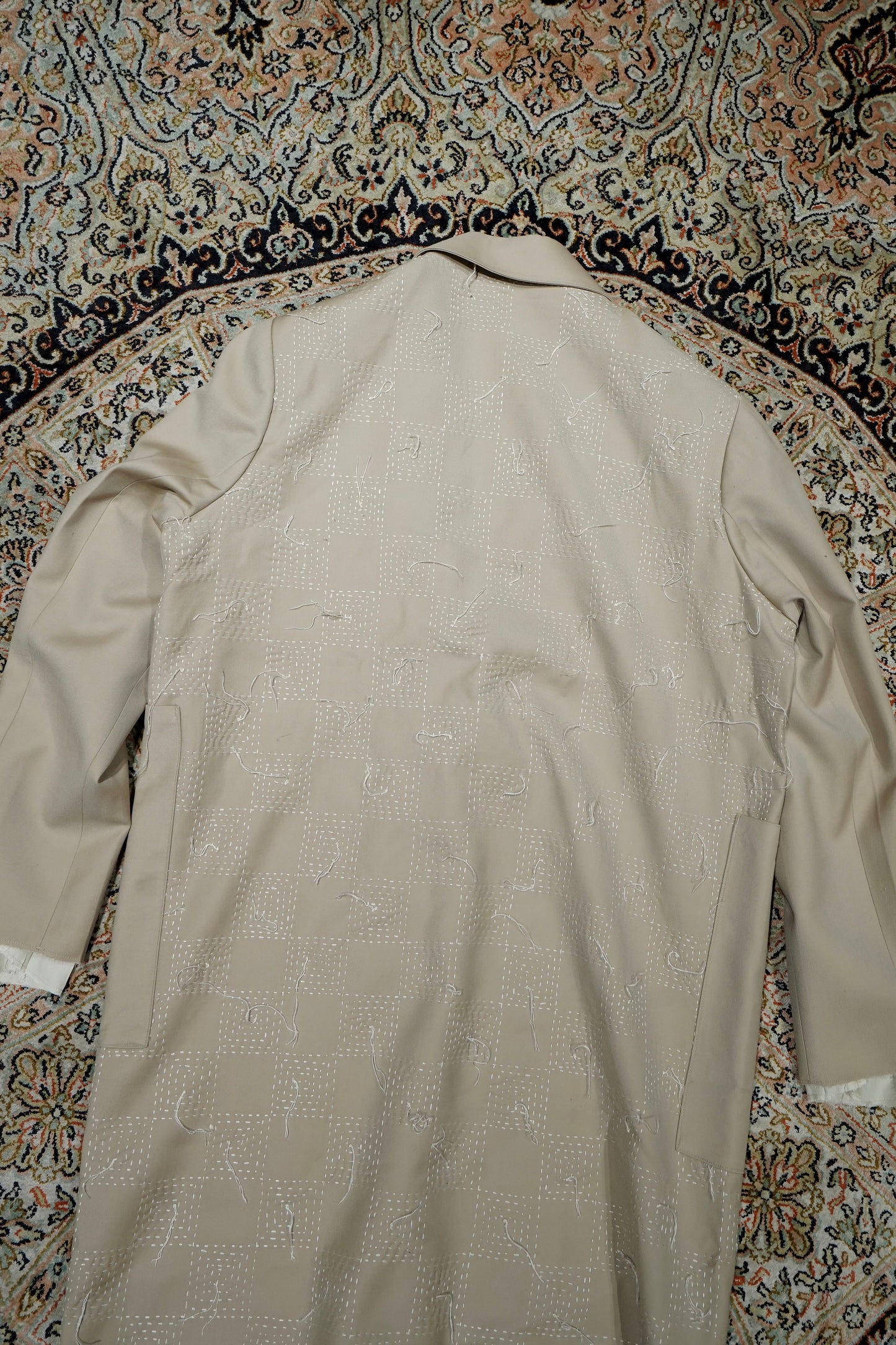 Glass Cypress Khaki Coat with Extended Lining (Khaki)