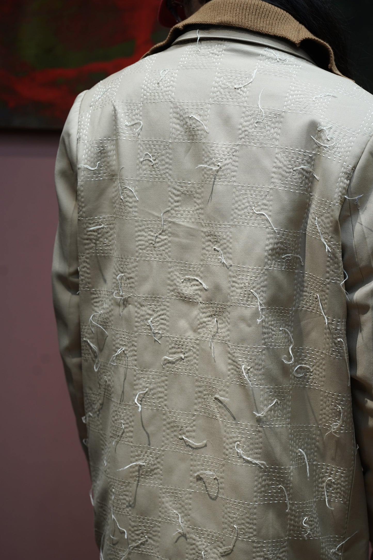 Glass Cypress Khaki Coat with Extended Lining (Khaki)