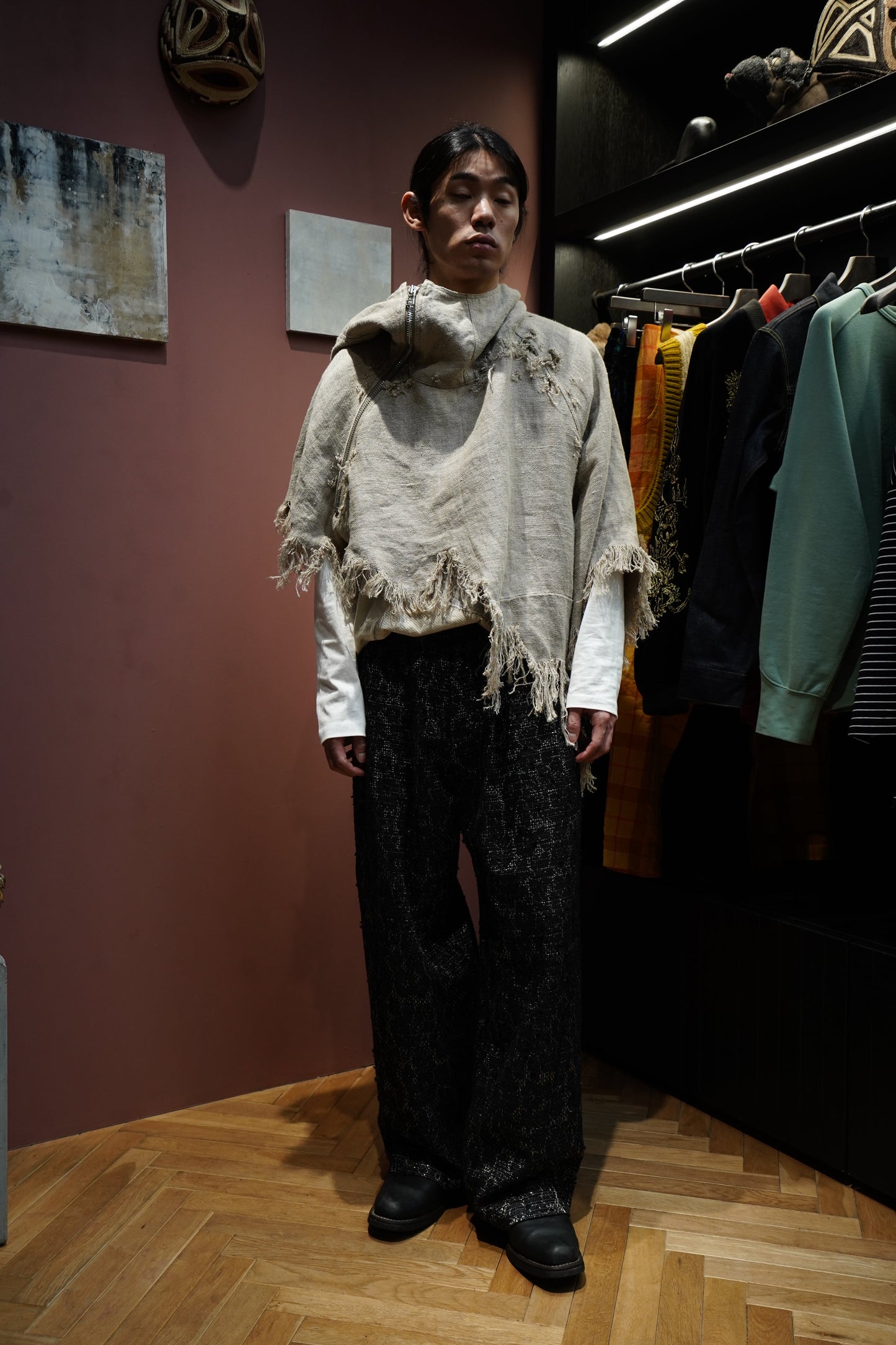 Fujimoto Faded Anorak Coat (Natural)