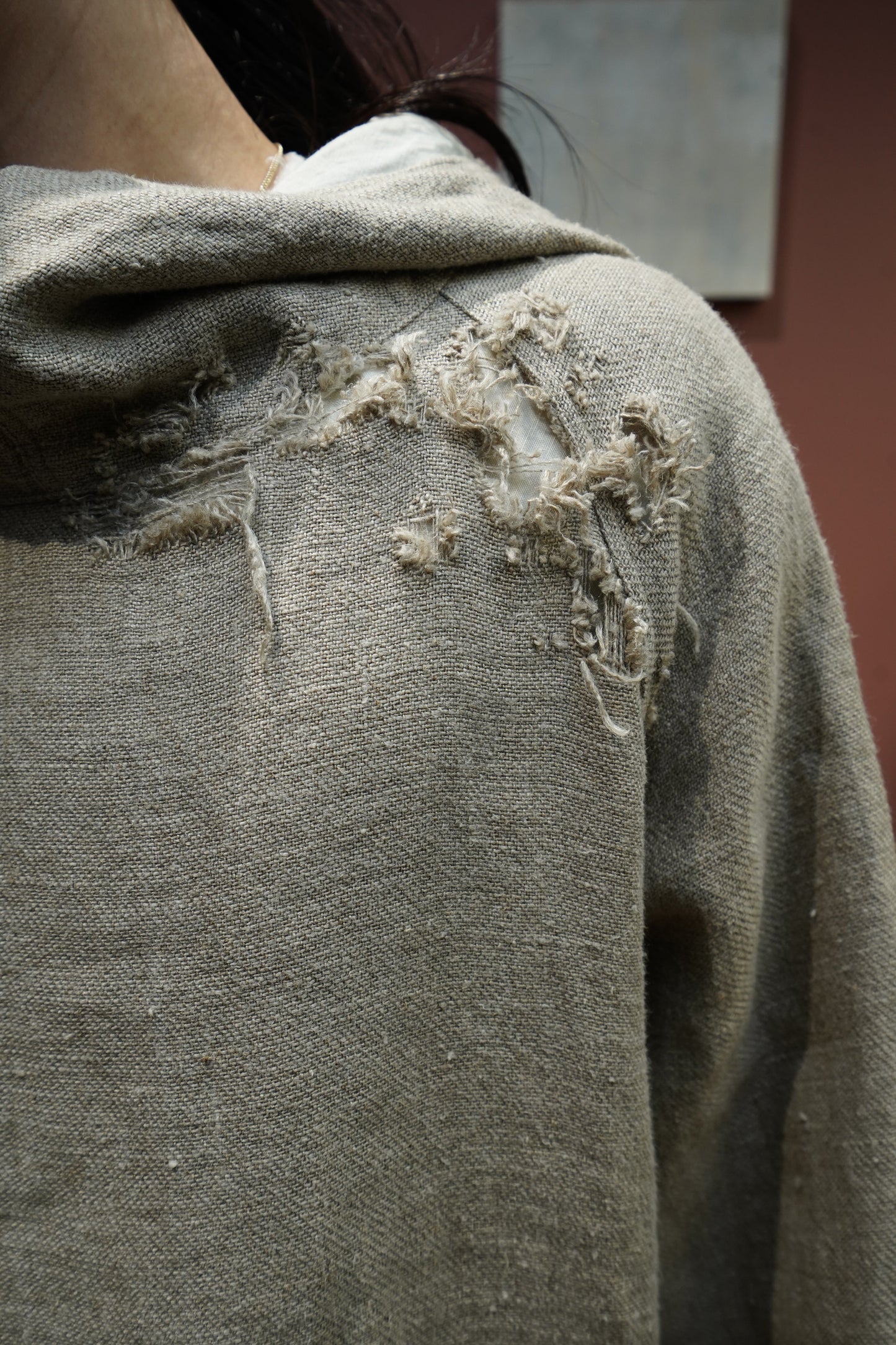 Fujimoto Faded Anorak Coat (Natural)