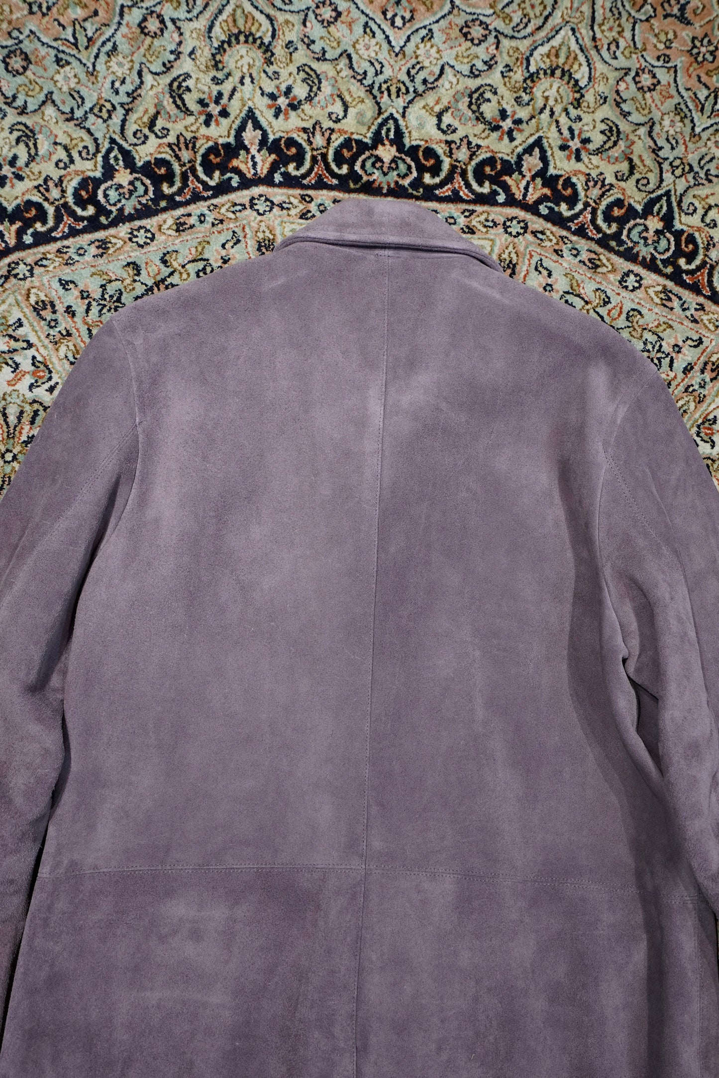 SUGARHILL SUEDE LEATHER COAT (PURPLE)