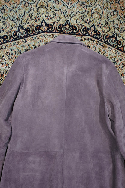 SUGARHILL SUEDE LEATHER COAT (PURPLE)