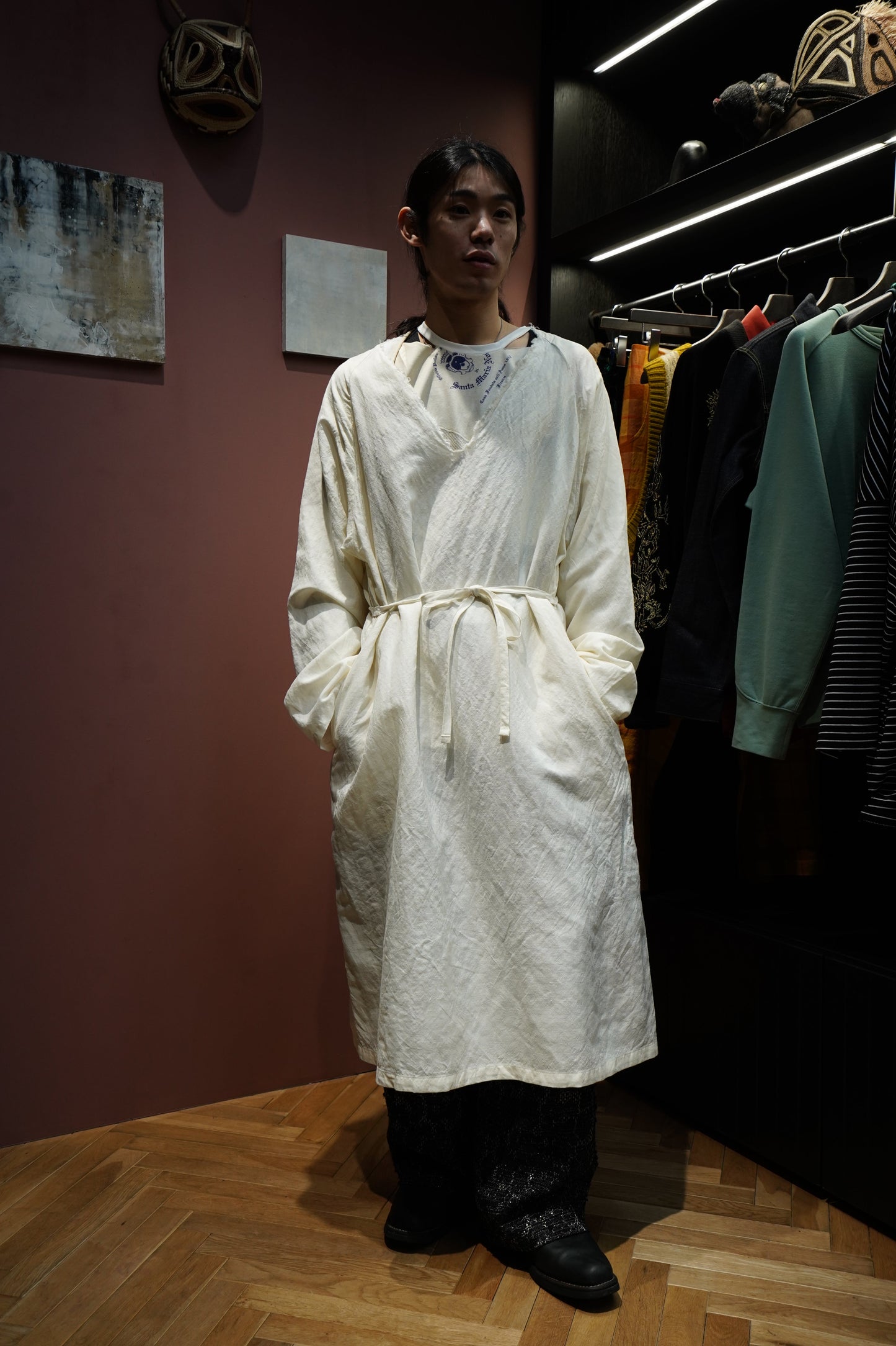 Fujimoto Faded Anorak Coat (Natural)