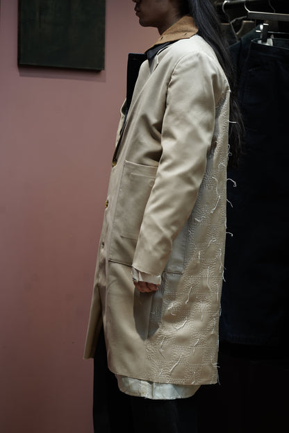 Glass Cypress Khaki Coat with Extended Lining (Khaki)
