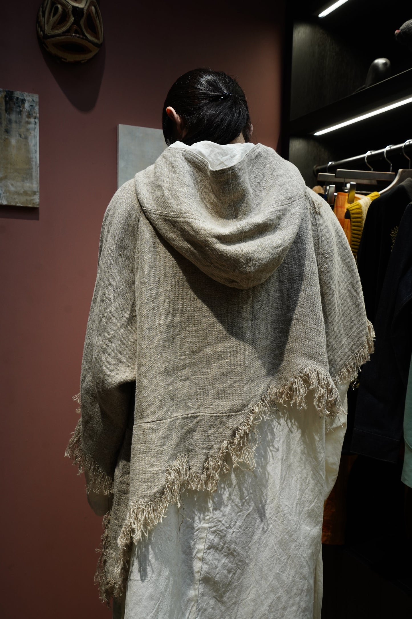 Fujimoto Faded Anorak Coat (Natural)