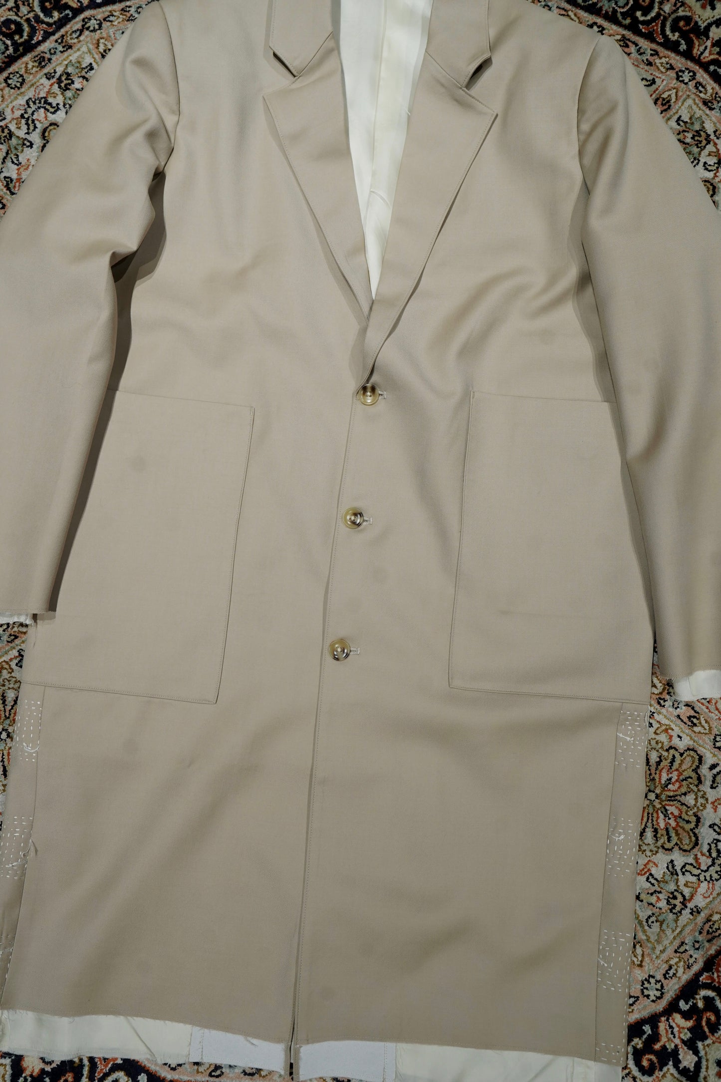 Glass Cypress Khaki Coat with Extended Lining (Khaki)