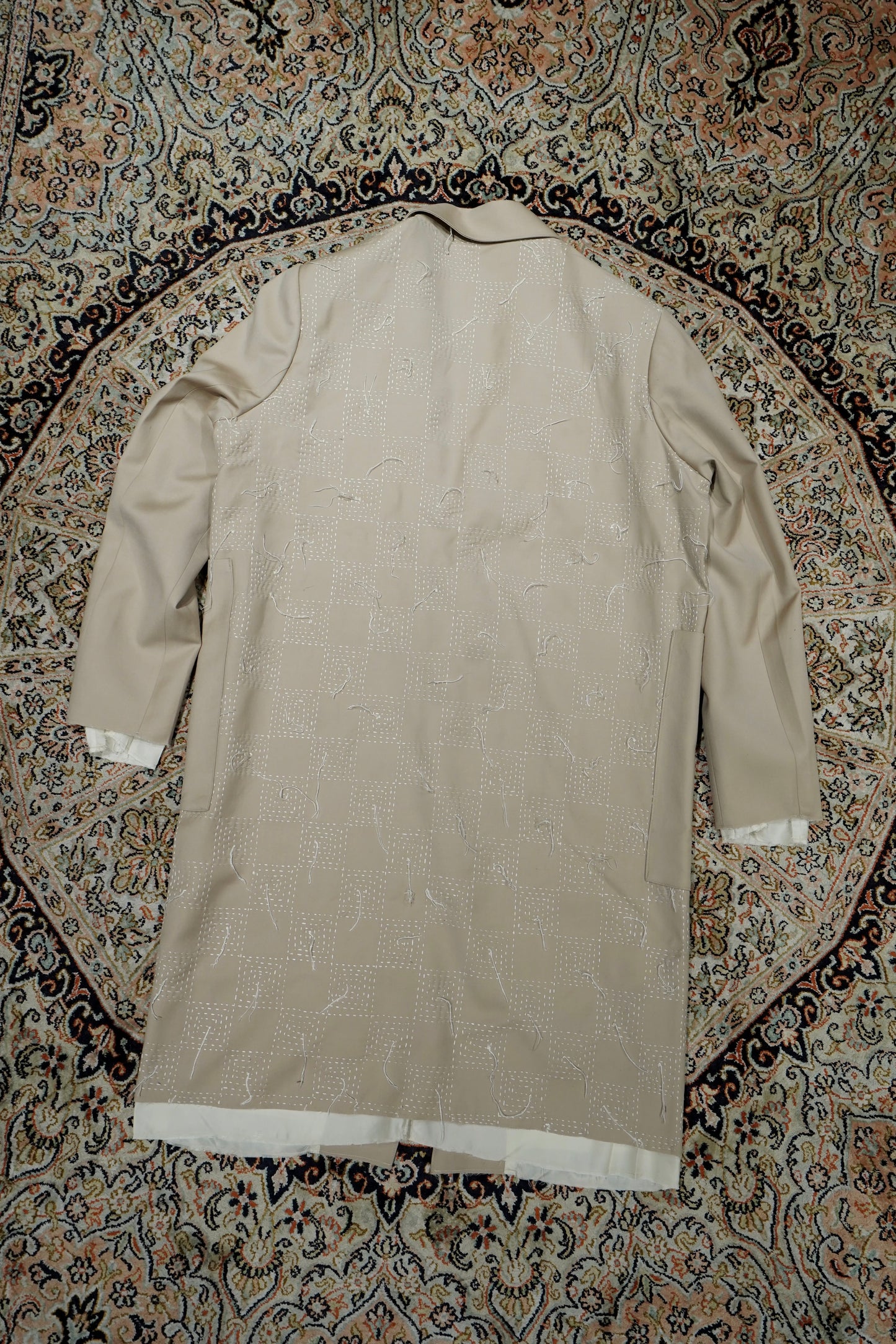 Glass Cypress Khaki Coat with Extended Lining (Khaki)