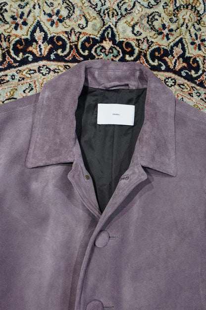 SUGARHILL SUEDE LEATHER COAT (PURPLE)