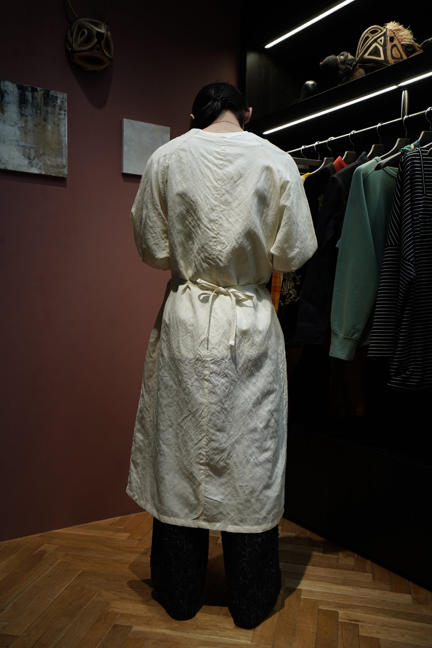 Fujimoto Faded Anorak Coat (Natural)